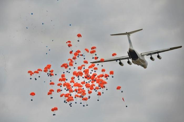 In Mogok there was little choice, either an airdrop of tonnes of grains and cereals, or people would have simply perished