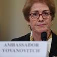 Former US ambassador to Ukraine Marie Yovanovitch said the State Department "is in trouble"