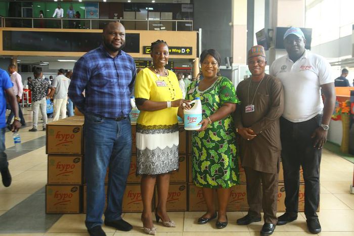 Hypo partners FAAN, donates 100 cartons of products to prevent Coronavirus