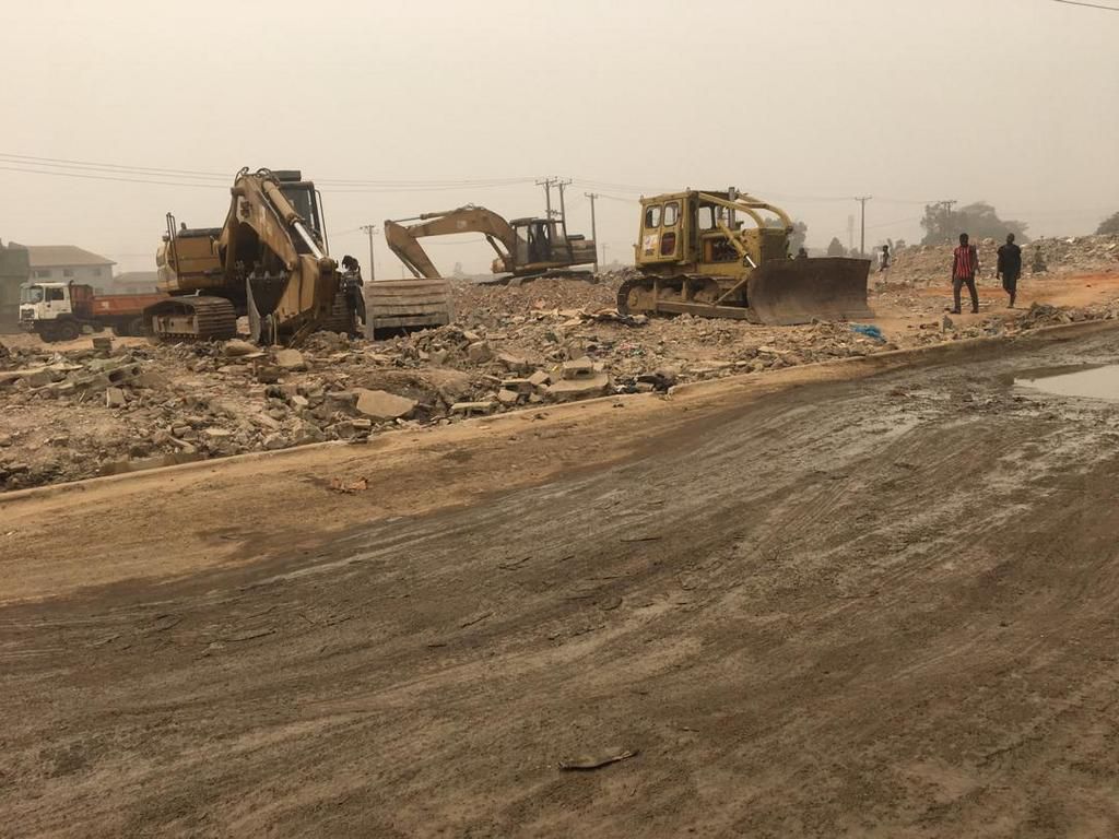 Katangowa Market demolition