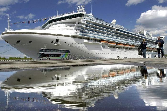 The Grand Princess belongs to Princess Cruises, the same company which operated the coronavirus-stricken ship held off Japan last month on which more than 700 people on board tested positive