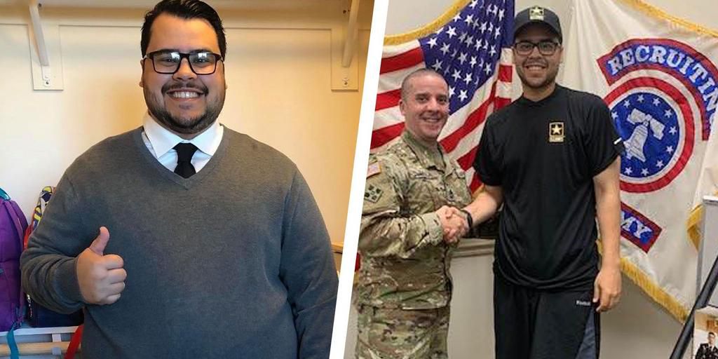 This Guy Lost 165 Pounds and Joined the Army