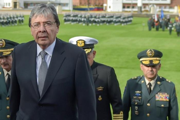 Defense Minister Carlos Holmes Trujillo, pictured in November, has promised an rigorous response to the ELN threat