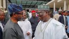 President of the Senate, Dr. Ahmad Lawan and the Speaker of the House of Representatives, Hon. Femi Gbajabiamila.