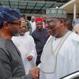 President of the Senate, Dr. Ahmad Lawan and the Speaker of the House of Representatives, Hon. Femi Gbajabiamila.