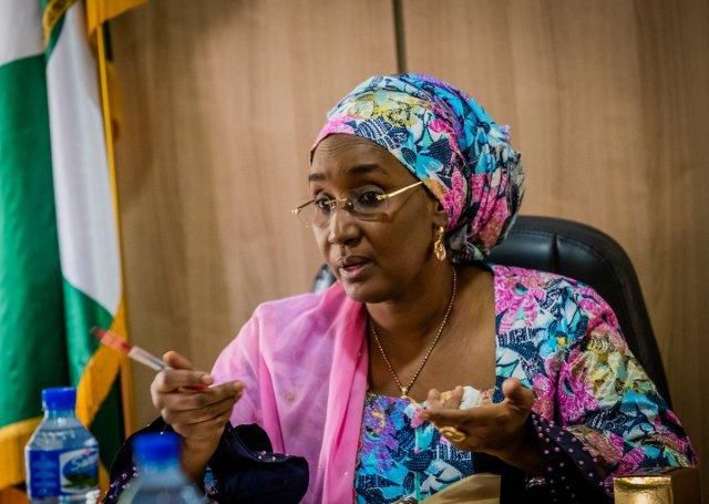 Hajiya Sadiya Umar Farouq, Minister of Humanitarian Affairs, Disaster Management and Social Development. [Vanguard]