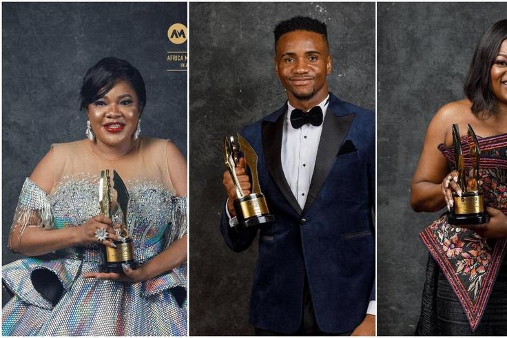 Toyin Abraham, Jide Kene and Funke Akindele on the list of winners at the concluded AMVCA 2020