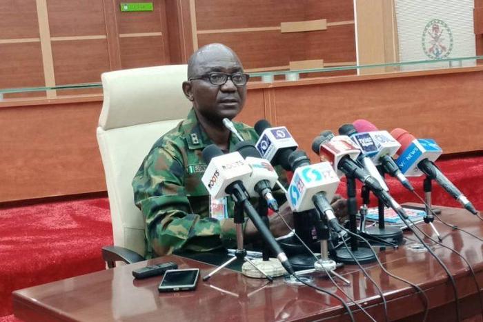 The Coordinator, Directorate of Defence Media Operations, Maj.-Gen. John Enenche. [NAN]