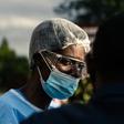 Doctors and nurses in Zimbabwe staged a walk-out in protest over a lack of protective clothing