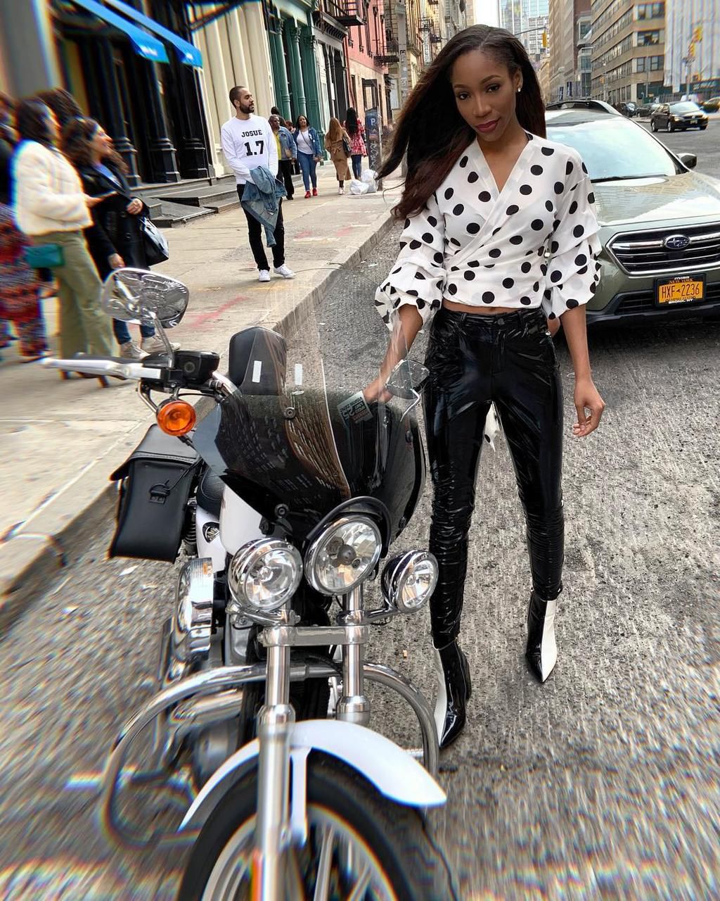 Chinyere Adogu stuns in polka dot [Instagram: the_real_chi]