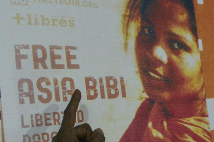 Bibi was sentenced to death on blasphemy charges by a Pakistani court in 2010 but then dramatically acquitted in 2018 