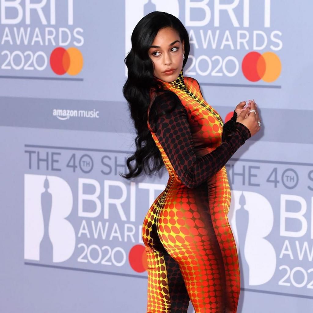 Jorja Smith at the 40th BRIT Awards Red Carpet [Instagram]