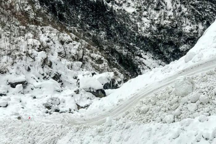 The valley in the Annapurna mountain region where the avalanche struck