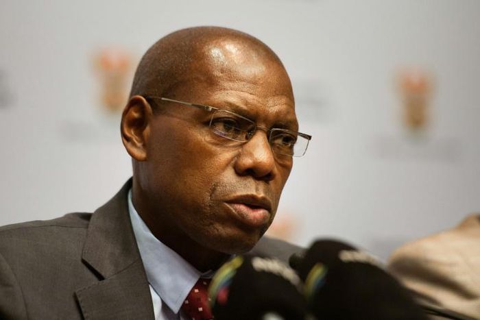 South Africa's Health Minister Zweli Mkhize said the country has registered its first coronavirus case