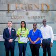 L-R: Operations Manager, Legend Hotel, Mr. Ashley Smit; American girl education advocate & film maker, Ms. Zuriel Oduwole; Sales Manager, Legend Hotel, Mrs. Funmi Philip-Adewunmi and National Fund Devt & Communication Coordinator, SOS Children's Villag...