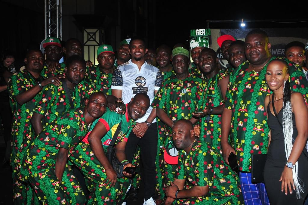 Trophy lager plays host as Eto'o launches Castle Africa 5s amid funfare
