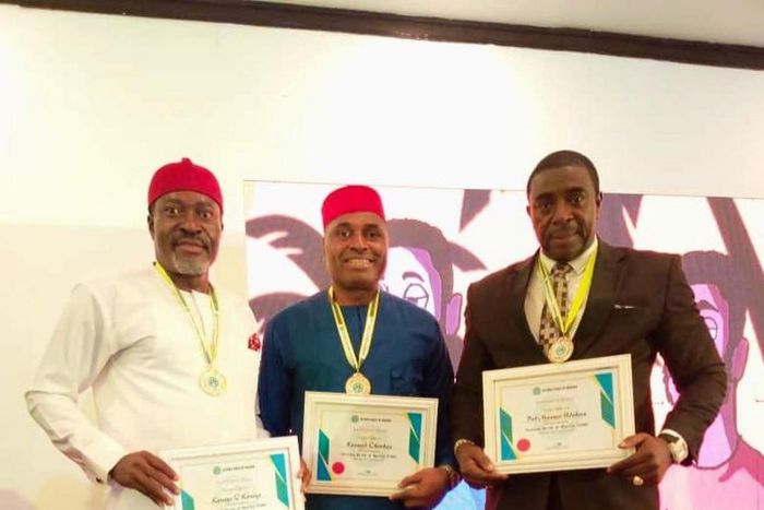 L-R: Kanayo O Kanayo, Kenneth Okonkwo and Bob Manuel Udokwu