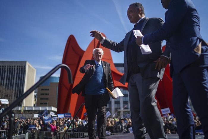 Jesse Jackson Endorses Bernie Sanders
