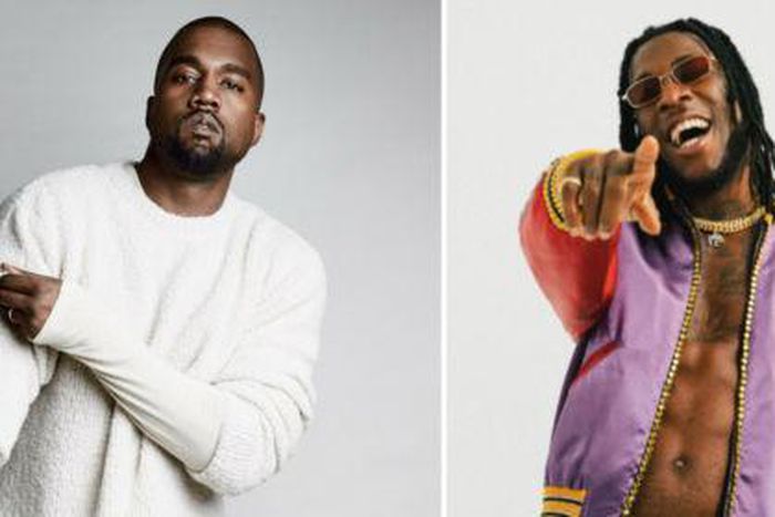 Burna Boy meets Kanye West in Paris. (Vibe NG)