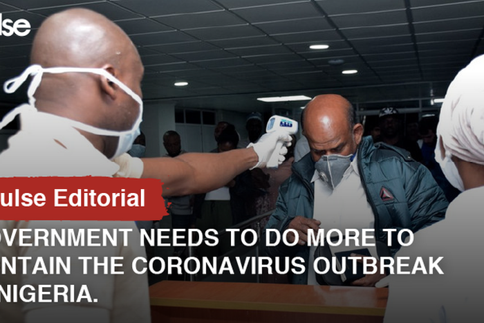 Government needs to do more to contain the Coronavirus outbreak in Nigeria