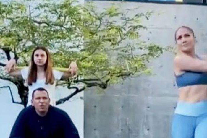 Watch J.Lo Show Off Her Abs And Baseball Skills