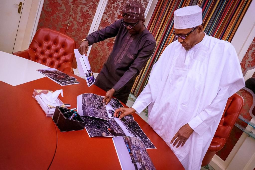 Gov. Sanwo-Olu updates Buhari on Sunday’s Lagos explosion