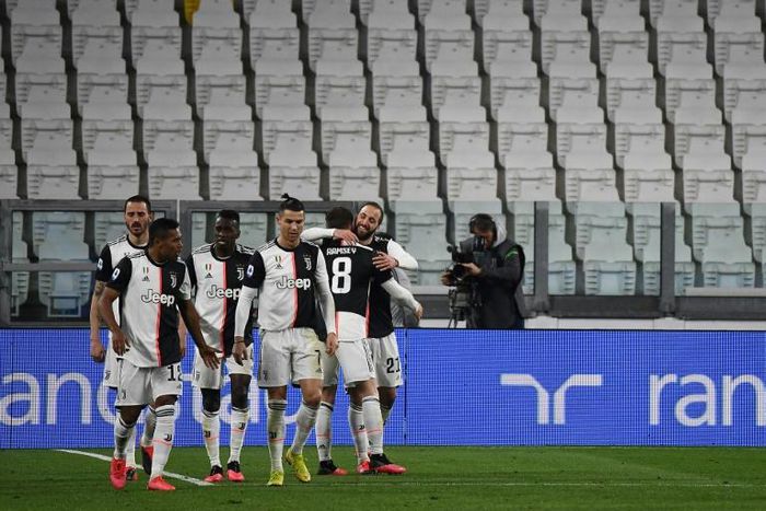 Juventus beat Inter Milan in an empty Allianz Stadium