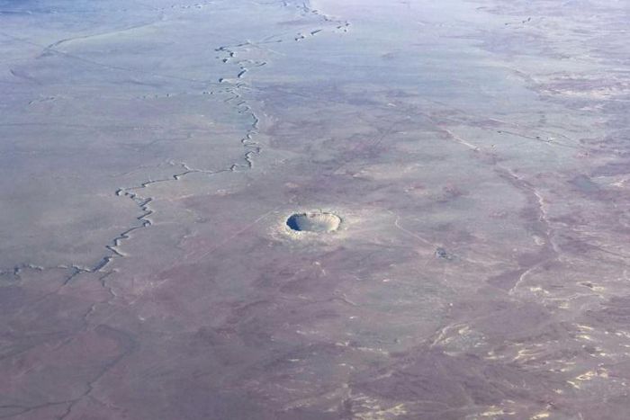 Meteor craters, such as this one in Arizona are difficult to age precisely because he sites tend to be poorly preserved because erosion and tectonic events such as earthquakes erase the geologic past