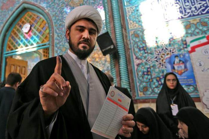 Organisers extended polling hours until midnight to allow as many Iranians as possible to vote in a parliamentary election billed by the authorities as a show of unity against the US