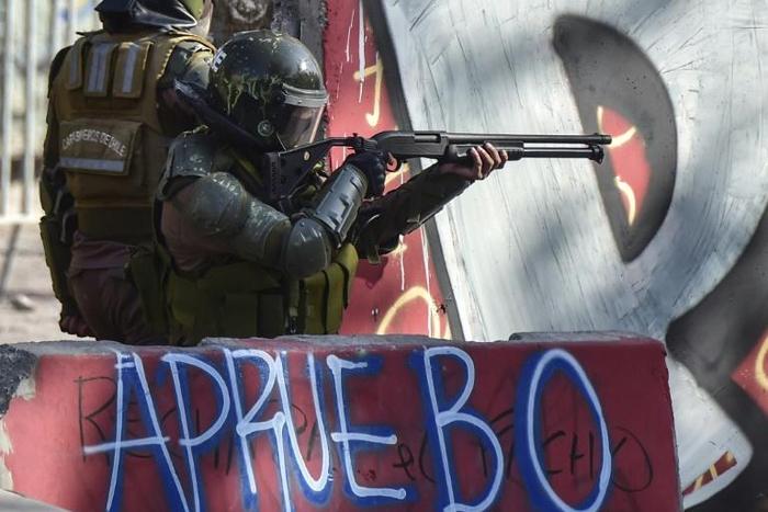 More than 30 people have been killed during protests, with Chile's security forces accused by some of a heavy handed response