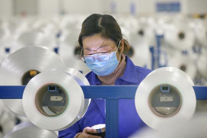 There are fears for China's manufacturing sector, which makes up about a third of the economy, with a number of factories still closed after the Lunar New Year break