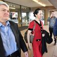 Huawei's Meng Wanzhou leaves the British Columbia Supreme Court in Vancouver in October 2019