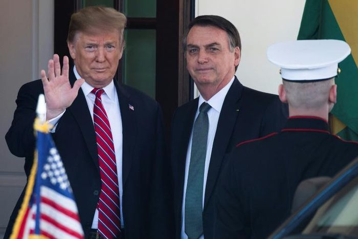 US President Donald Trump hosted Brazilian President Jair Bolsonaro at the White House last year