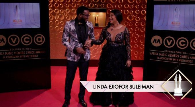 Linda Ejiofor and Ibrahim Suleiman (Africa Magic)