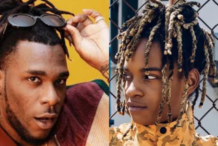 Burna Boy and Koffee record in the studio. (CrudeMusik)