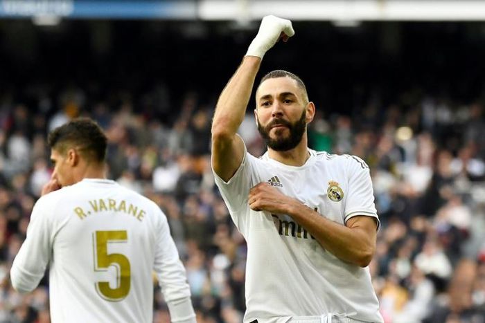 Karim Benzema has scored 19 goals in 32 appearances for Real Madrid this season.