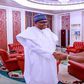 Imo State Governor, Hope Uzodima meets President Muhammadu Buhari in Abuja. (NAN)