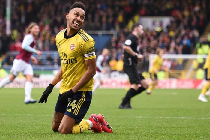 Arsenal's Pierre-Emerick Aubameyang experienced a frustrating time at Burnley