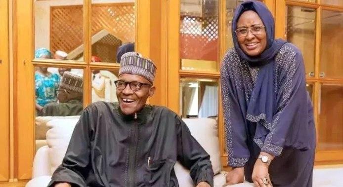 President Buhari and his wife, Aisha
