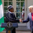 President Muhammadu Buhari (L) and President Donald Trump (R)