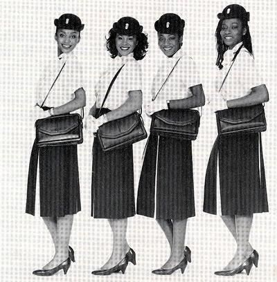A photo of some of the air hostesses working with the first indigenous airline, Okada Airlines [GabrielIgbinedion]