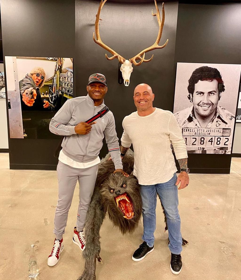 Kamaru Usman and Joe Rogan (Instagram/Kamaru Usman)