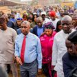 Amaechi takes Makinde on an assessment tour of the Lagos-Ibadan railway project [Israel Ibeleme]