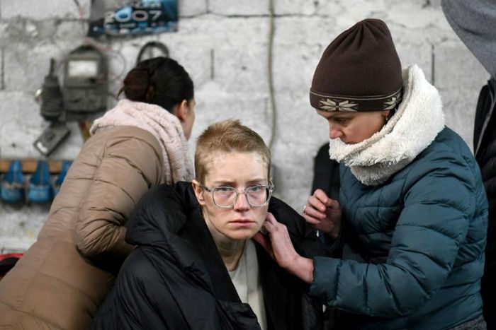 Russian actress Polina Grishina plays Katia, the ill-fated wife