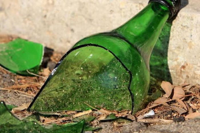 Broken-bottle