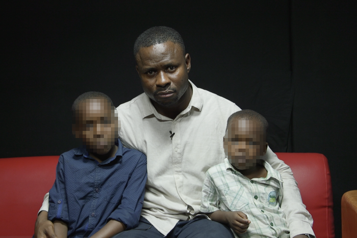 Sunday Ogunkoya with Dominic and Deric (Pulse)