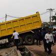 The lorry careered into several other vehicles and also hit several pedestrians