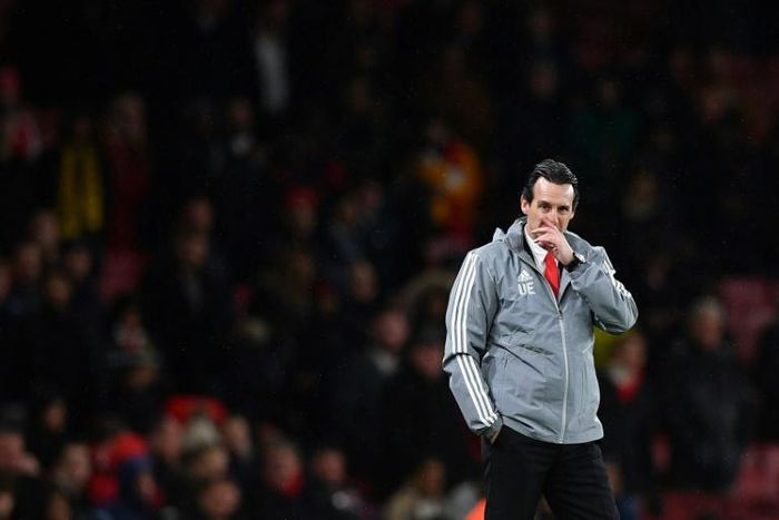 Former Arsenal coach Unai Emery saw his side suffer a 4-1 Europa Leage final defeat by Chelsea
