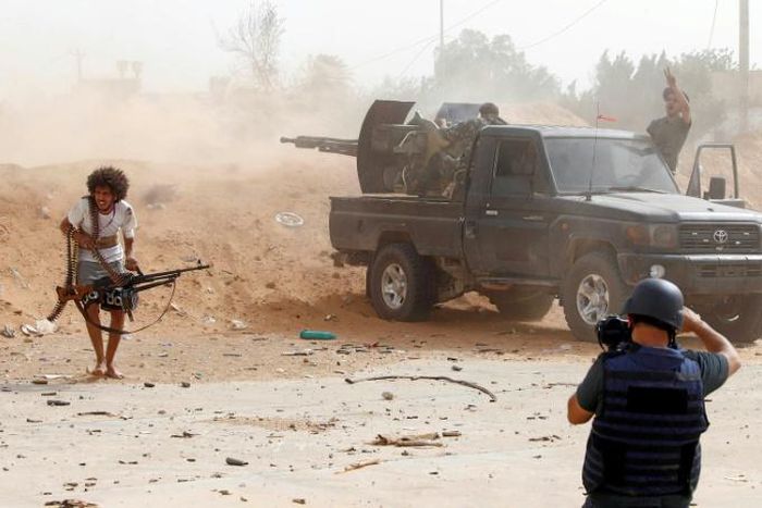 Libya has been torn by fighting between rival armed factions since a 2011 NATO-backed uprising killed dictator Moamer Kadhafi and toppled his regime