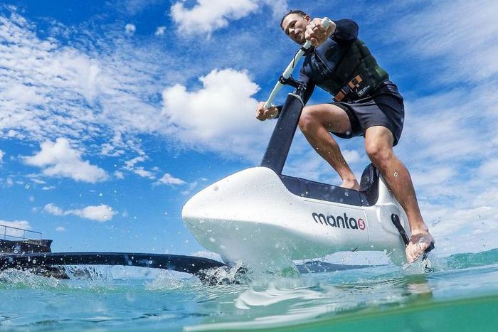 You Can Actually Cycle on Water With This E-Bike